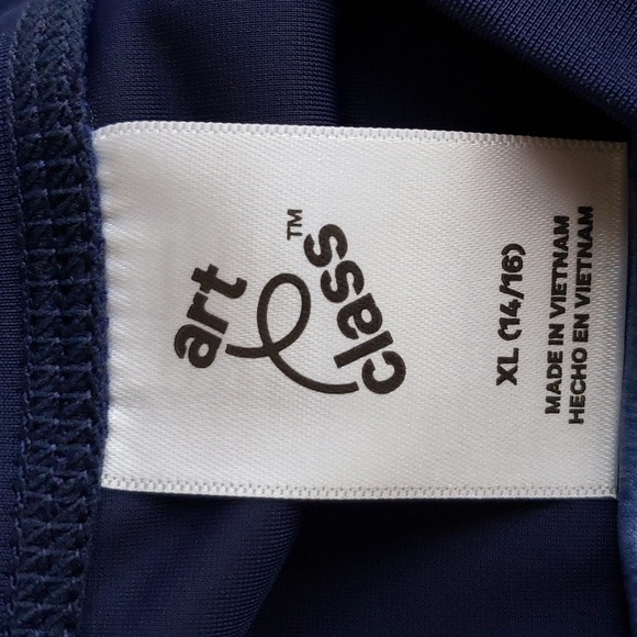 art class™ 3pc Sunset Print Rash Guard Set - Size XL (14-16) - Picture 9 of 9